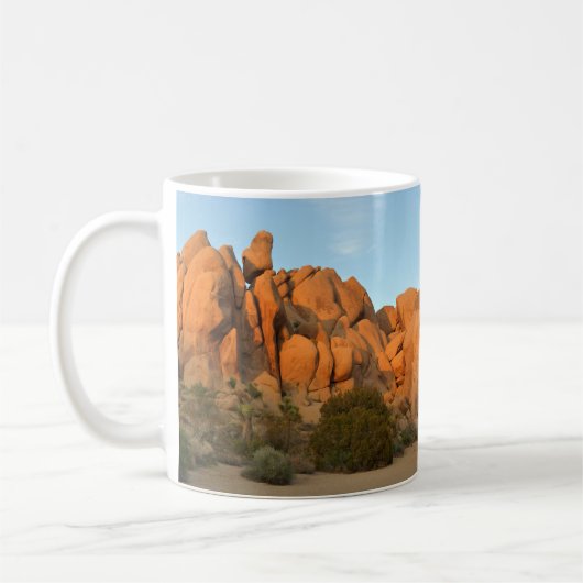 Sonnenuntergang in Joshua Tree Kaffeetasse (Links)