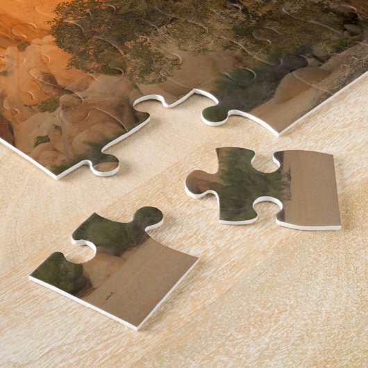 Sonnenuntergang in Joshua Tree Puzzle (Seite)