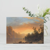 Sonnenuntergang in Kalifornien | Albert Bierstadt (Stehend Vorderseite)