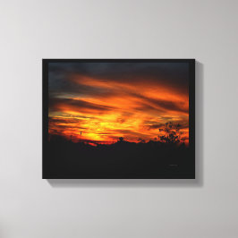 Sonnenuntergang in Kalifornien Leinwanddruck