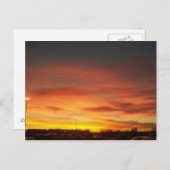 Sonnenuntergang in Kansas Postkarte (Vorne/Hinten)