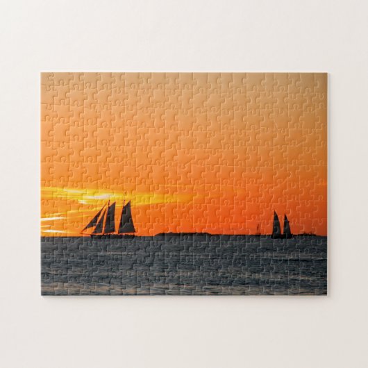 Sonnenuntergang in Key West, Florida Puzzle (Horizontal)