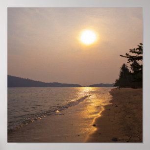 Sonnenuntergang in Koh Chang in Thailand Poster