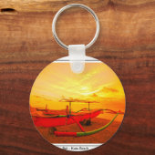 Sonnenuntergang in Kuta Schlüsselanhänger (Vorderseite)