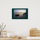 Sonnenuntergang in Laguna Beach Poster (Küche)