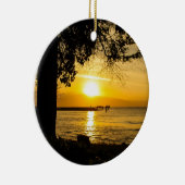 Sonnenuntergang in Lahaina Keramikornament (Rechts)