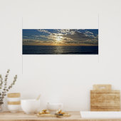 Sonnenuntergang in Ligurien - das Cinque Terre, It Poster (Küche)