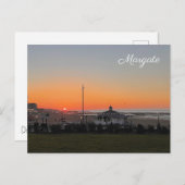 Sonnenuntergang in Margate Postkarte (Vorne/Hinten)