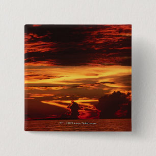 Sonnenuntergang in Meer Button