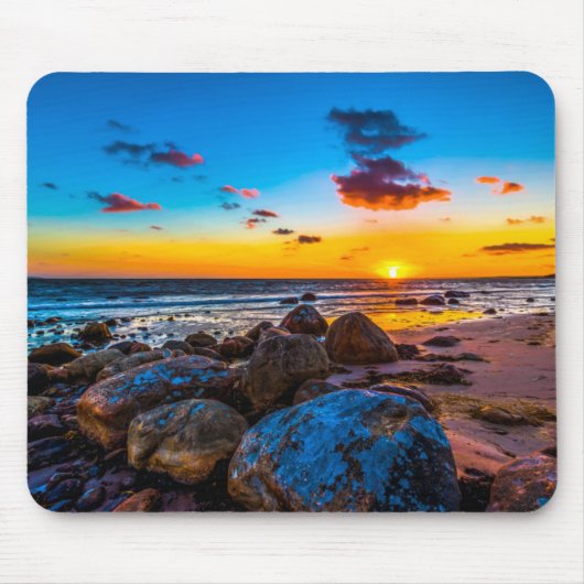 Sonnenuntergang in Meer Mousepad (Vorne)