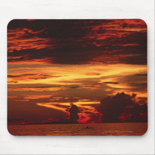 Sonnenuntergang in Meer Mousepad