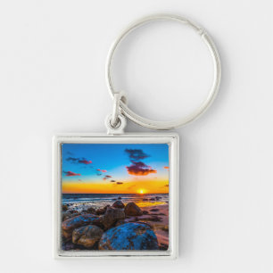 Sonnenuntergang in Meer Schlüsselanhänger