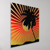 Sonnenuntergang in Miami Foliendrucke (Ablage )