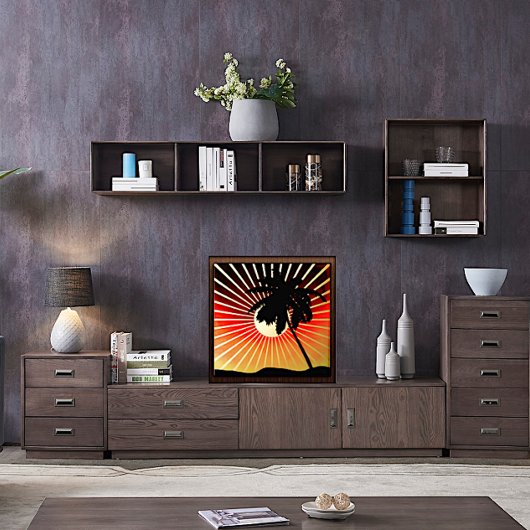 Sonnenuntergang in Miami Foliendrucke