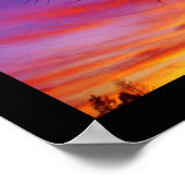 Sonnenuntergang in Missouri Poster (Ecke)