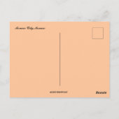 Sonnenuntergang in Monaco Postkarte (Rückseite)