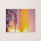 Sonnenuntergang in Mykonos, Griechenland Puzzle (Horizontal)