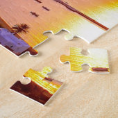 Sonnenuntergang in Mykonos, Griechenland Puzzle (Seite)