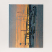 Sonnenuntergang in Newport, RI - Puzzlespiel Puzzle (Vertikal)