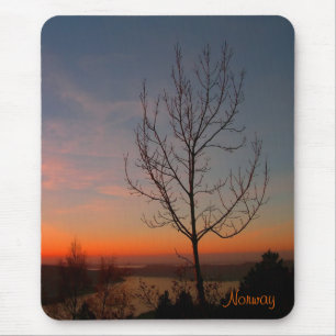 Sonnenuntergang in Norwegen Mousepad