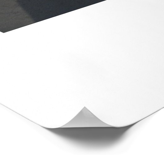 Sonnenuntergang in Oia Poster (Ecke)