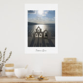 Sonnenuntergang in Oia Poster (Küche)