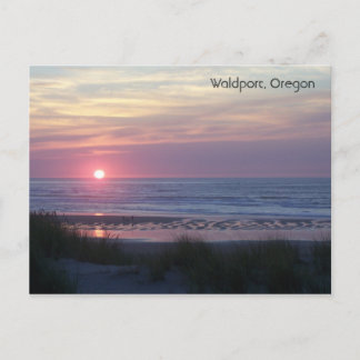 Sonnenuntergang in Oregon Postkarte