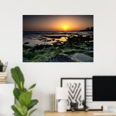 Sonnenuntergang in Paphos, Zypern (2512) Poster (Heimbüro)