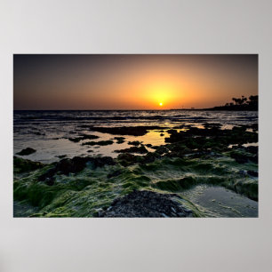 Sonnenuntergang in Paphos, Zypern (2512) Poster