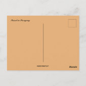 Sonnenuntergang in Paraguay Postkarte (Rückseite)