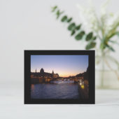Sonnenuntergang in Paris Postkarte (Stehend Vorderseite)