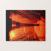 Sonnenuntergang in Paris Puzzle (Horizontal)
