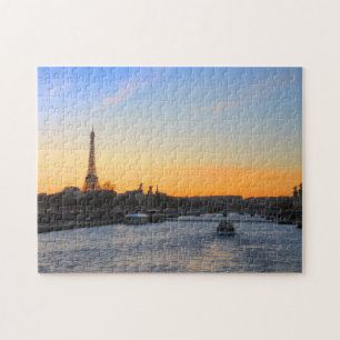 Sonnenuntergang in Paris - Puzzlespiel Puzzle