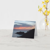 Sonnenuntergang in Playa Potrero, Costa Rica Karte (Gelbe Blume)