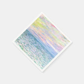 Sonnenuntergang in Pourville durch Monet Serviette (Ecke)