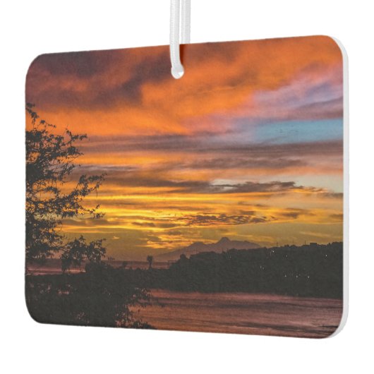 Sonnenuntergang in Praia, Kap Verde Autolufterfrischer (Links)