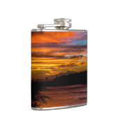 Sonnenuntergang in Praia, Kap Verde Flachmann (Rechts)