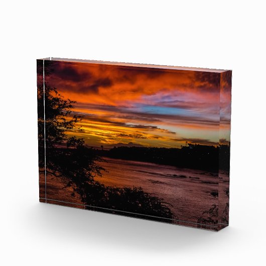 Sonnenuntergang in Praia, Kap Verde Fotoblock (Rechts)