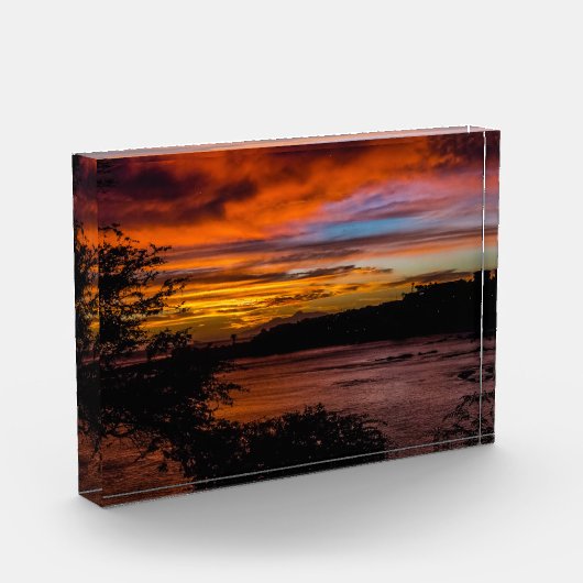 Sonnenuntergang in Praia, Kap Verde Fotoblock (Links)