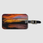 Sonnenuntergang in Praia, Kap Verde Gepäckanhänger (Vorderseite (Horizontal))