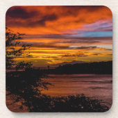 Sonnenuntergang in Praia, Kap Verde Getränkeuntersetzer (Vorderseite)