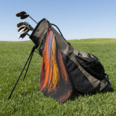 Sonnenuntergang in Praia, Kap Verde Golfhandtuch (Gras)