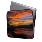 Sonnenuntergang in Praia, Kap Verde Laptopschutzhülle (Vorderseite Links)