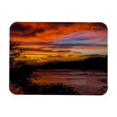 Sonnenuntergang in Praia, Kap Verde Magnet (Horizontal)