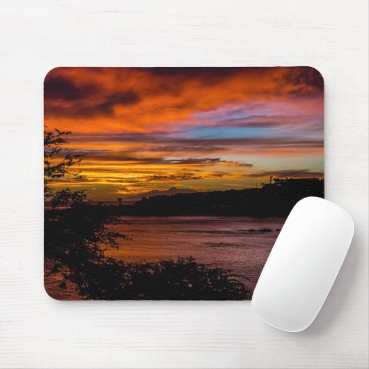 Sonnenuntergang in Praia, Kap Verde Mousepad (Mit Mouse)
