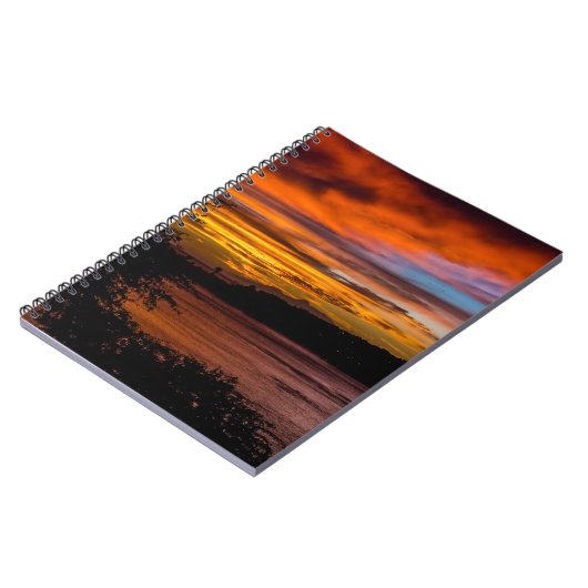 Sonnenuntergang in Praia, Kap Verde Notizblock (Linke Seite)