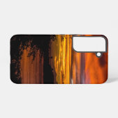 Sonnenuntergang in Praia, Kap Verde Samsung Galaxy Hülle (Rückseite (Horizontal))