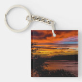 Sonnenuntergang in Praia, Kap Verde Schlüsselanhänger (Vorderseite)