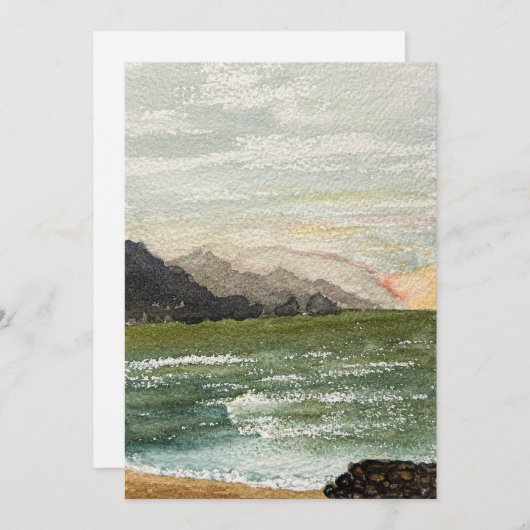 Sonnenuntergang in Puerto Vallarta - 5in x 7in Was Dankeskarte (Vorne/Hinten)