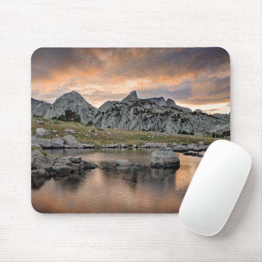 Sonnenuntergang in Pyramid See Mousepad (Mit Mouse)